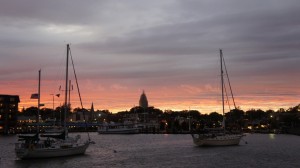 Mooring off Annapolis